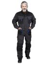 LH-FMNW-O | steel-black-blue | Protective insulated overalls