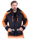 LH-ASKER | navy blue-orange | Protective insulated jacket