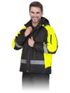 LH-BLIZZARD | black-yellow | Protective insulated jacket